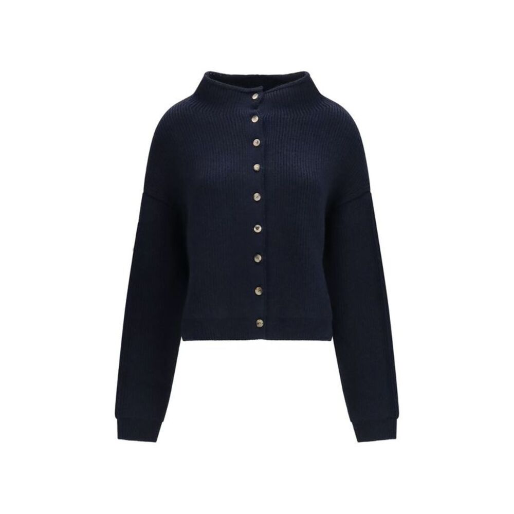 Khaite Blue Cashmere Women's Cardigan